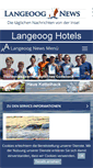 Mobile Screenshot of langeoognews.de